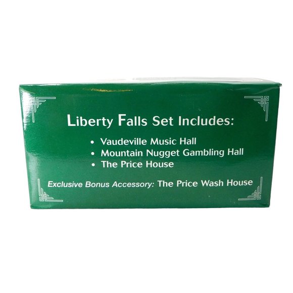 Liberty Falls 4 Piece Box Set Music Hall, Gambling Hall, Price House, Wash House - Picture 3 of 9